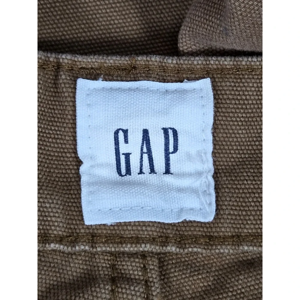 Gap Double Knee‎ Cargo Pants Men's 40x32 Carpenter Brown Cotton Canvas Straight